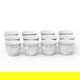 Al Saif Gallery porcelain Arabic coffee cups set, silver striped, 12 pieces - white product image 1