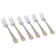 Al Saif Gallery steel sweet fork set, gilded, 6 pieces - silver product image 1