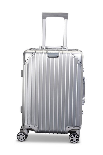 شنطة سفر الومنيوم ليمرا، 20 بوصة، 4 عجلات، RM-600 - فضي product image 3