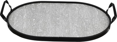 طقم طوفريات ستانلس ستيل ملامين السيف غاليري، قطعتين، اطار اسود - اسود رمادي product image 3