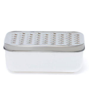 SteelAl Saif Gallery grater, rectangular, with box - silver product image 2
