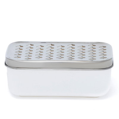SteelAl Saif Gallery grater, rectangular, with box - silver product image 2