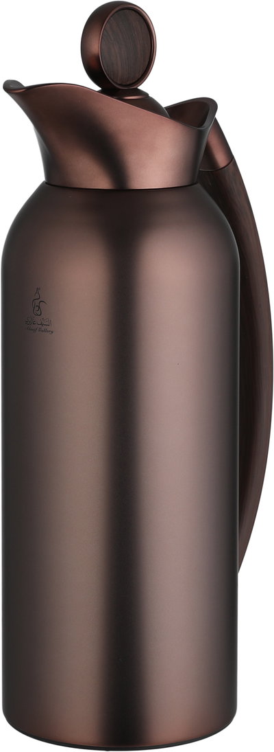 طقم ترامس الثريا السيف غاليري، 2 قطعة، 1/1 لتر، حافظة داخلية زجاج حراري، يد خشبي، ضغاط - نحاسي مطفي product image 8