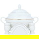Al Saif Gallery Gold Embossed Porcelain Dinner Set, 65 Pieces - White product image 3