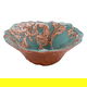 Al Saif Gallery Glass Serving Bowl, 15X15X6 Cm - Turquoise product image 1