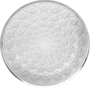Al Saif Gallery Glass Serving Dish, 33x33x3.5 cm, Round - Ice product image