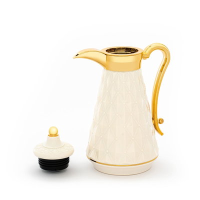 طقم ترامس روافد 2 السيف غاليري، 1 /1 لتر، 2 قطعة، حافظة داخلية زجاج حراري - بيج ذهبي product image 3