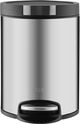 Eco Steel Wastebasket, 5 L - Silver Black product image 1
