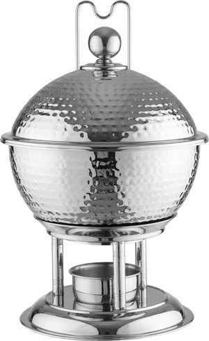 سخان طعام توليب استيل السيف غاليري، 6 لتر، غطاء منقوش - فضي product image