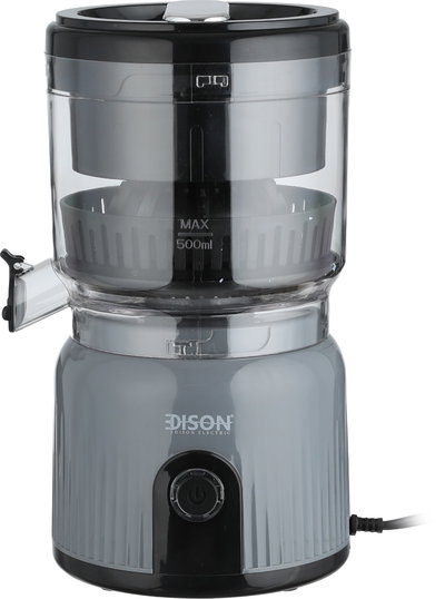 Edison FE002B-B Electric Citrus Juicer, 90W, 400ml, Single Speed - Grey Black product image 1