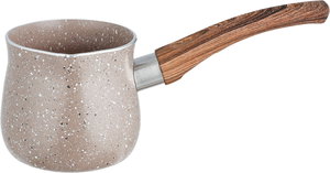 ركوة جرانيت روكي، 7.5 سم، يد خشب - بني product image