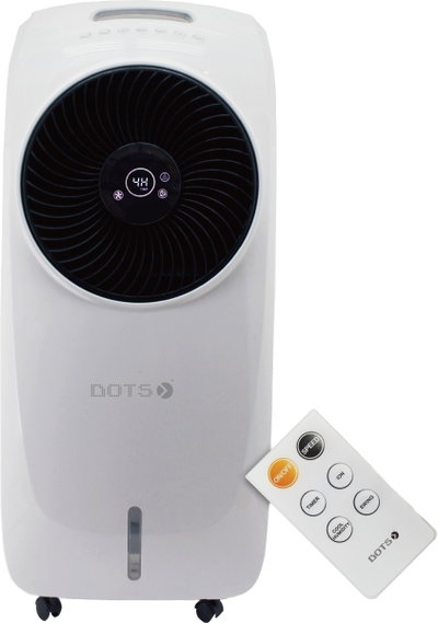 DOTS TFC-LA01 Evaporative Air Cooler 7L, 95W, Digital Display, Remote, 3 Speeds, 4 Modes, 8-Hour Timer - White product image 1