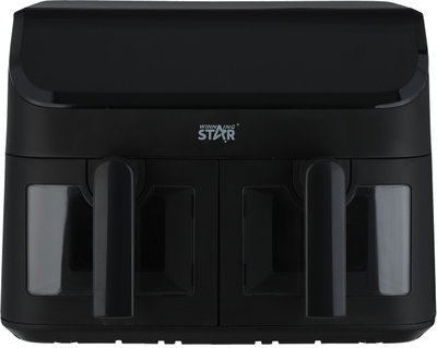 WINNING STAR ST-9695,Double Air Fryer, 2000W, 9L, 8 Programs - Black product image 1