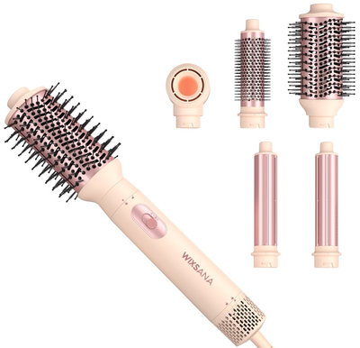 WIxsana Pro Hair Dryer, 1000W, 5 Attachments - BIEGE PINK product image 2