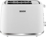 Edison Toaster, 800 Watt, 2 Slices, TA01320-GS- White product image 1