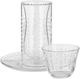 طقم بيالات وفناجين زجاج السيف غاليري، 18 قطعة، مع صحون - شفاف product image 1
