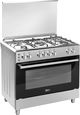 Edison Edgs-90-3 Free Standing Gas Oven, 60 X 90 Cm, 5 Burners - Silver product image 2