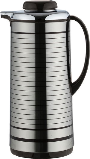Al Saif Plus Kawasaki Thermos, 1.9 Liters, Glass Interior - Dark Brown Silver product image