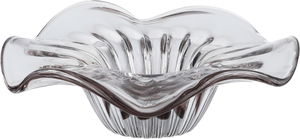Al Saif Gallery Glass Dessert Plate, 19X19X6 Cm, Round - Clear Light Purple product image