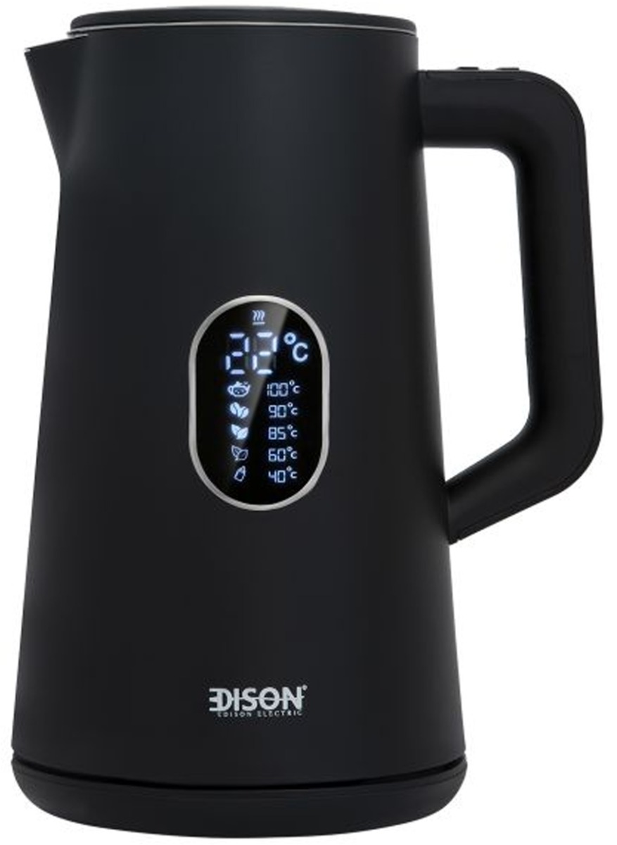 Edison Digital Kettle, 1.5L, 1800W - Black product image