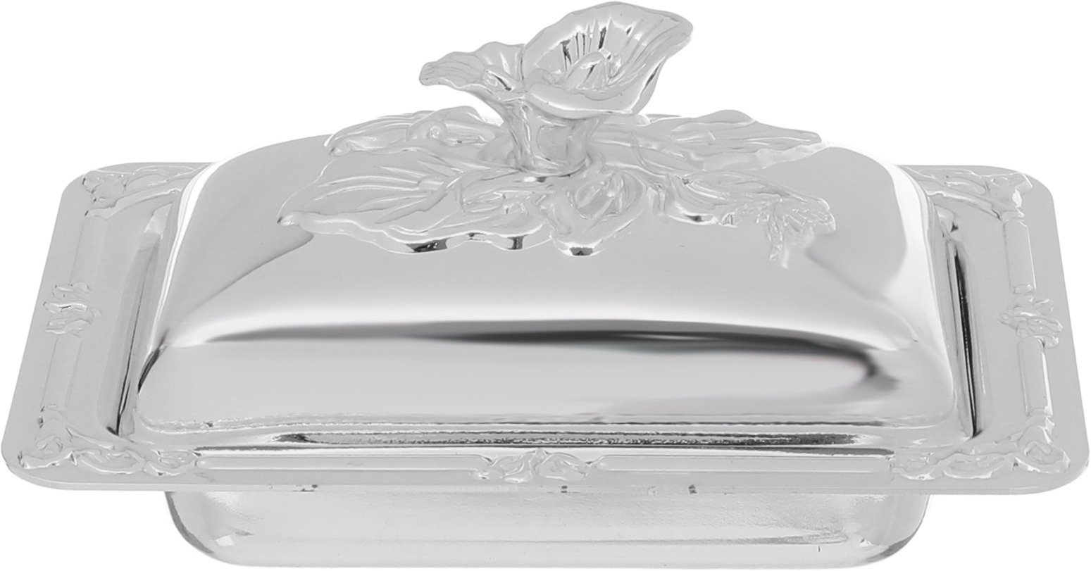 Al Saif Gallery steel Tamariya, 12.5x8.5x2.6 cm, rectangle - Silver product image