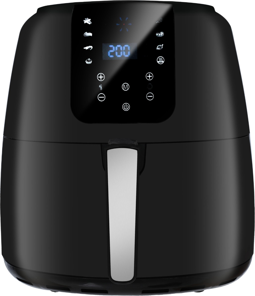 قلاية هوائية إديسون، 1800 واط، 8 لتر، وعاء داخلي تيفال، 8 وظائف، GLA-906 - أسود product image 5