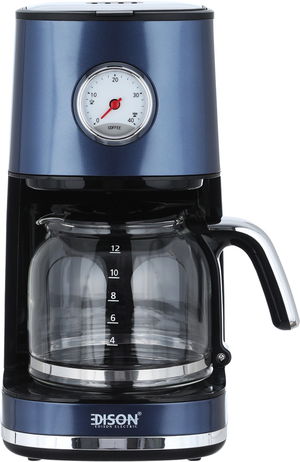 محضر قهوة دريب إديسون، 900 واط، 1.5 لتر، مؤشر درجة حرارة، CM1415C-GS - كحلي product image