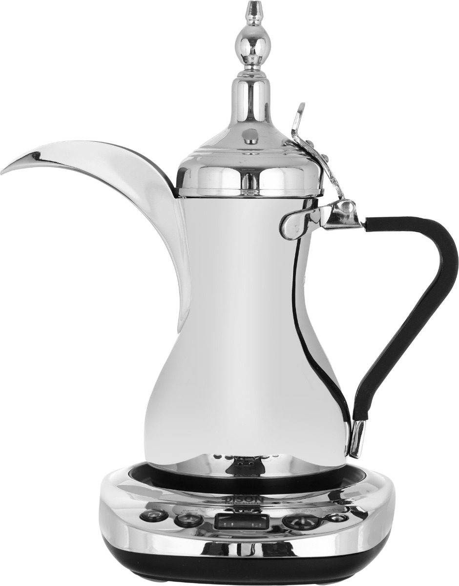 Dallah Set with Steel Edison Control Strix Jug, 1200 Watt, 5575/EM - Silver product image 1