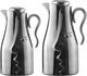 Al Saif Gallery Hawaa Thermos Set, 0.7/1 Liter, 2 Pieces, Inner Glass Case, Outer Plastic Body - Silver Black product image 1
