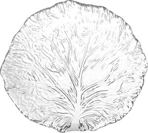 صحن تقديم زجاج السيف غاليري، 26 سم، دائري، مسطح - شفاف product image