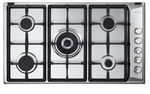 Elba AS EN95-545 XD Built-in Gas Hob, 5 Burners, 90 cm - Silver product image 1