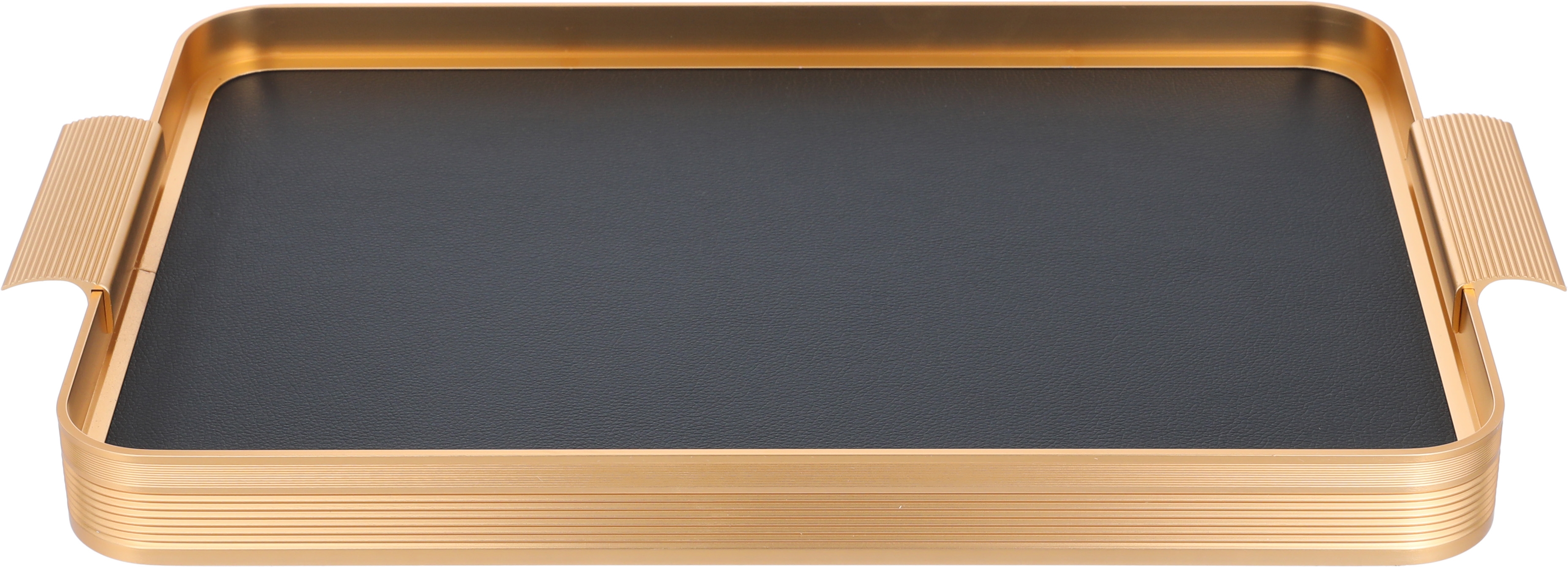 طوفرية تقديم استيل أمبير، 40x28x3.6 سم - ذهبي أسود product image