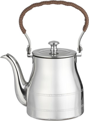 إبريق ستانلس استيل السيف غاليري، 1.2 لتر، يد بني - فضي product image