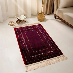مجموعة سجادة صلاة السدو سجادتي، 5 قطع، سماكة 4 مل، 70×110 سم، P-SD-5-V5 - احمر product image 2