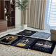 مجموعة سجادة صلاة مكة الاقتصادية سجادتي، 5 قطع، سماكة 4 مل، P-MAKKA-V5 - اسود product image 1