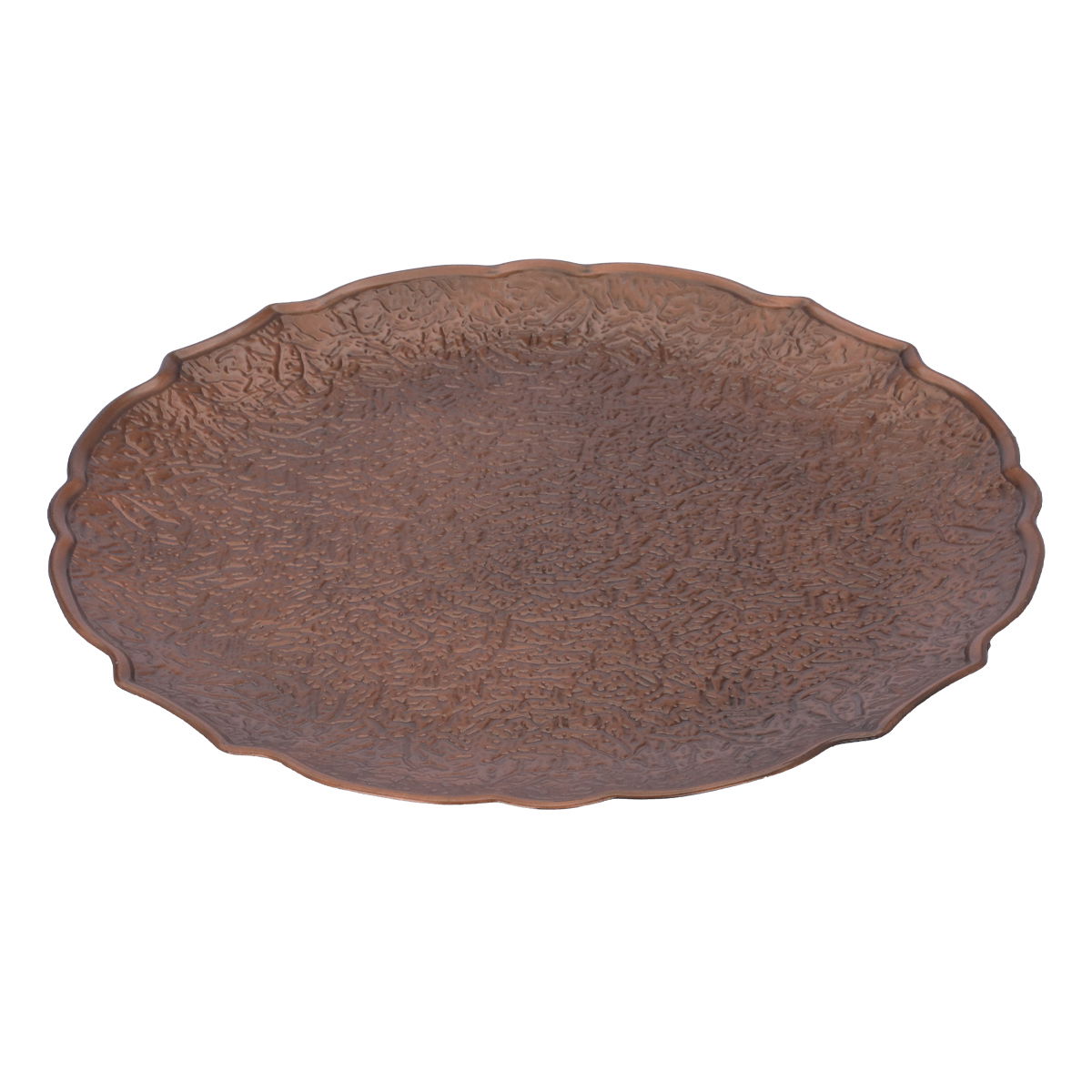 Al Saif Gallery Fiber Serving Plate, 33X33X2 Cm, Round - Brown product image 2
