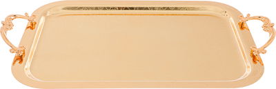 طقم طوفريات استيل السيف غاليري، قطعتين، مستطيل، منقوش - ذهبي product image 3