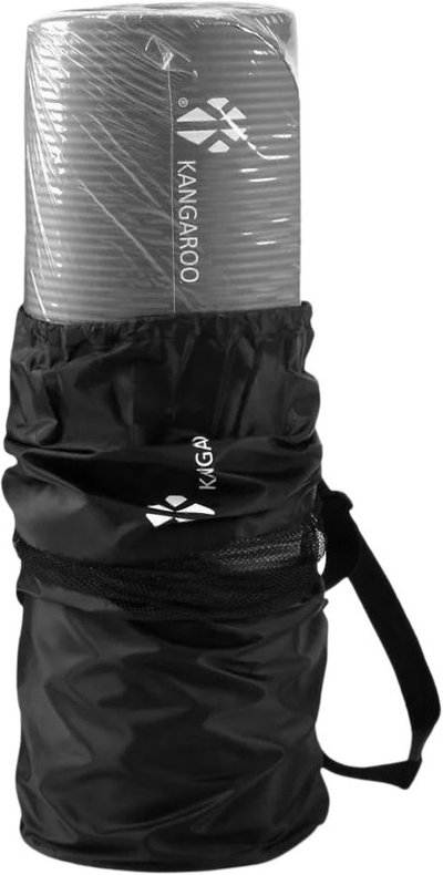 Kangaroo 1110151 Exercise Mat, 1.5 cm, Hanging Bag - Grey product image 1