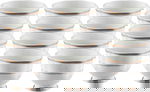 Al Saif Gallery Porcelain Coffee Cup Set, 12 Pieces - White And Golden product image 1