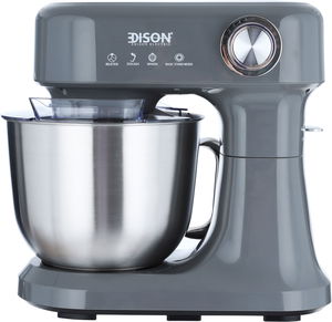 Edison Basic 3 in 1 Stand Mixer, 5 Liters, 600 Watts, 12 Speeds, SM-B0313 - Dark Grey product image