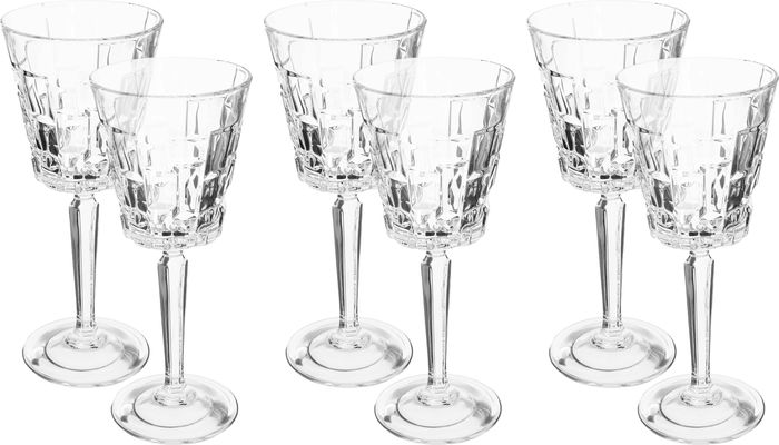 Al Saif Gallery Glass Cups Set, 6.80 oz, 6 Pieces - Clear product image 1