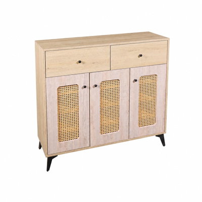 Modern MDF wooden buffet, 95×100×35 cm - Wooden product image 3