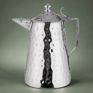 إبريق حليب ستانلس ستيل الصحاح، 1.5 لتر، منقوش - فضي product image
