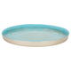 Al Saif Gallery Glass Serving Plate, 28X28X3 Cm - Turquoise product image 1
