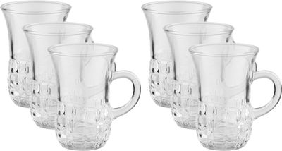 Al Saif Gallery Max Tea Bialat Set Glass, 6 Pieces, 236ml - Clear product image 1