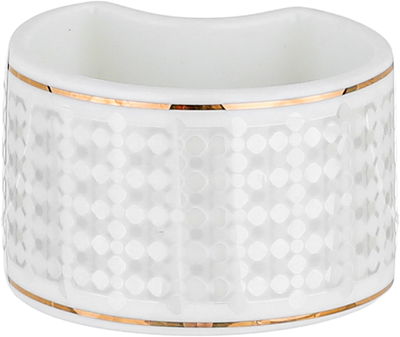 Alsaif Gallery Porcelain Dinner Set, 166 Pieces, Gold-White Rim product image 8