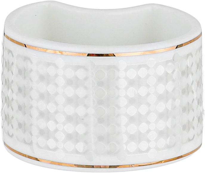 Alsaif Gallery Porcelain Dinner Set, 166 Pieces, Gold-White Rim product image 8