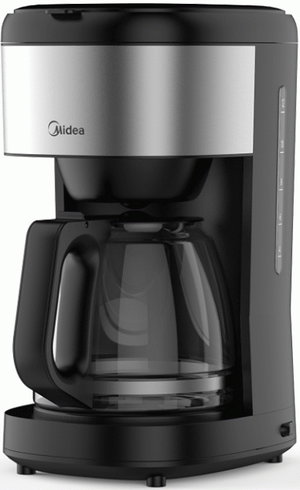 ماكينة تحضير قهوة مقطرة ميديا، 1080 واط، 1.5 لتر، 12 كوبًا، MCD150MWBPK - أسود product image