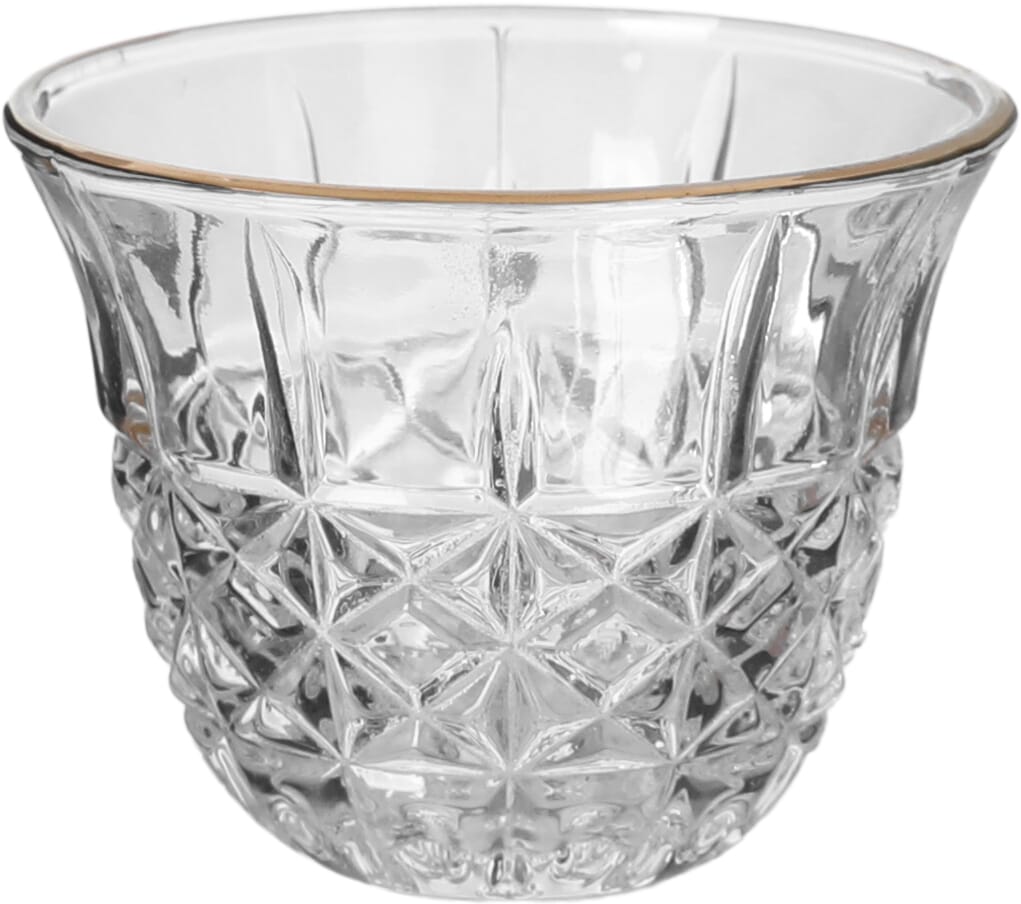 طقم تقديم بيالات شاي وقهوة زجاج السيف غاليري، 30 قطعة - شفاف product image 3