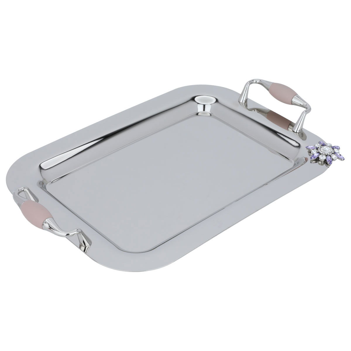 طقم طوفرية مع 2 تمرية مع وعاء أستيل السيف غاليري، 4 قطع - فضي product image 2
